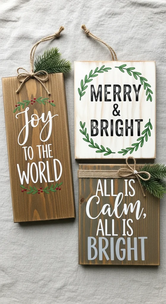 Decorative Christmas Signs