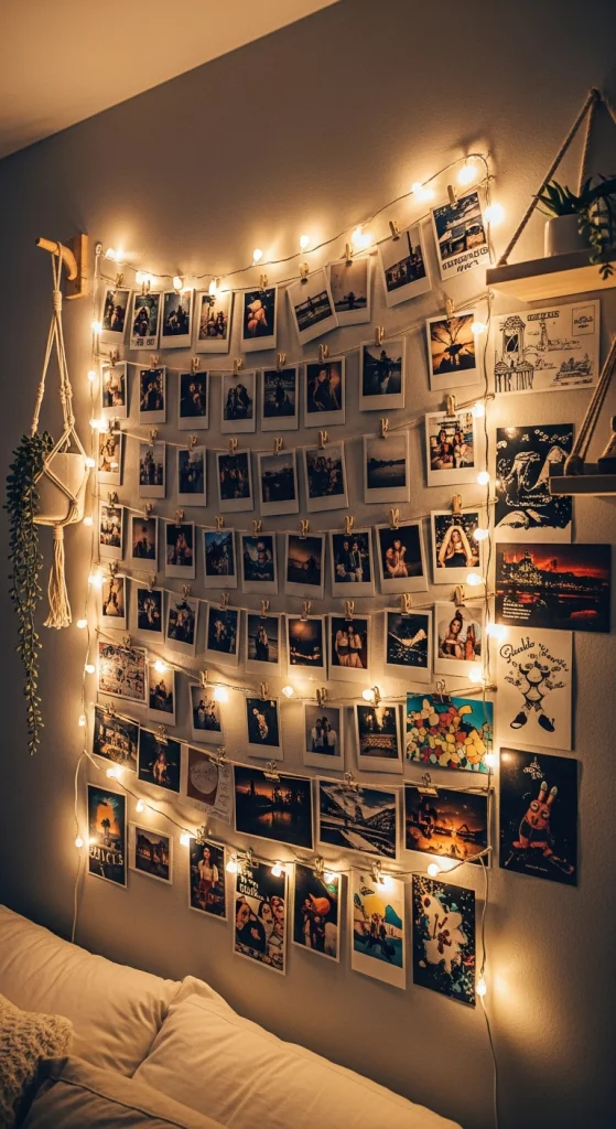 Fairy Lights Photo Display