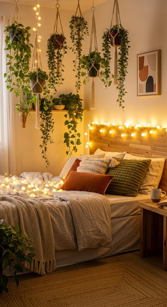 Fairy Lights With Greenery