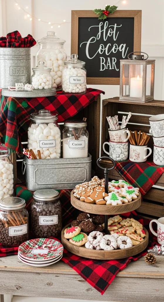 Farmhouse Hot Cocoa Corner