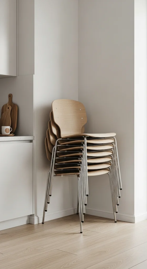 Fully Stackable Chairs