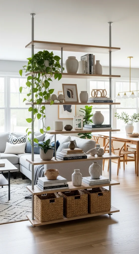 Functional Open Shelving