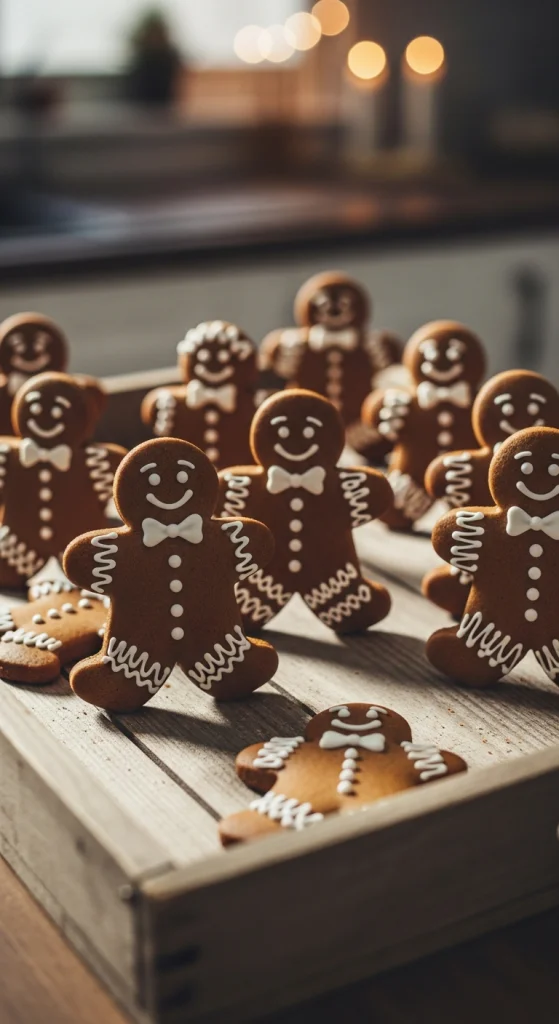 Gingerbread Men With Vintage Details