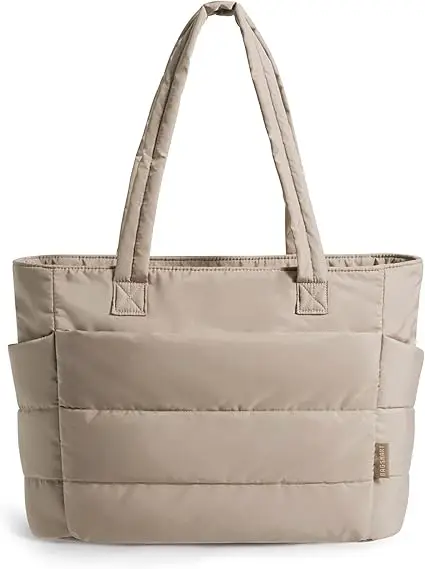 Lightweight Puffy Tote Bag