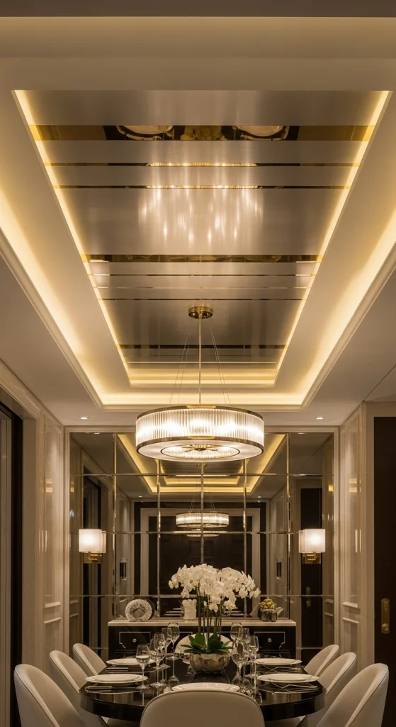 Metallic Accent Stripes