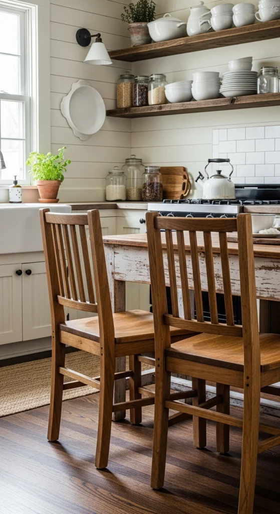 Narrow Ladder-Back Chairs