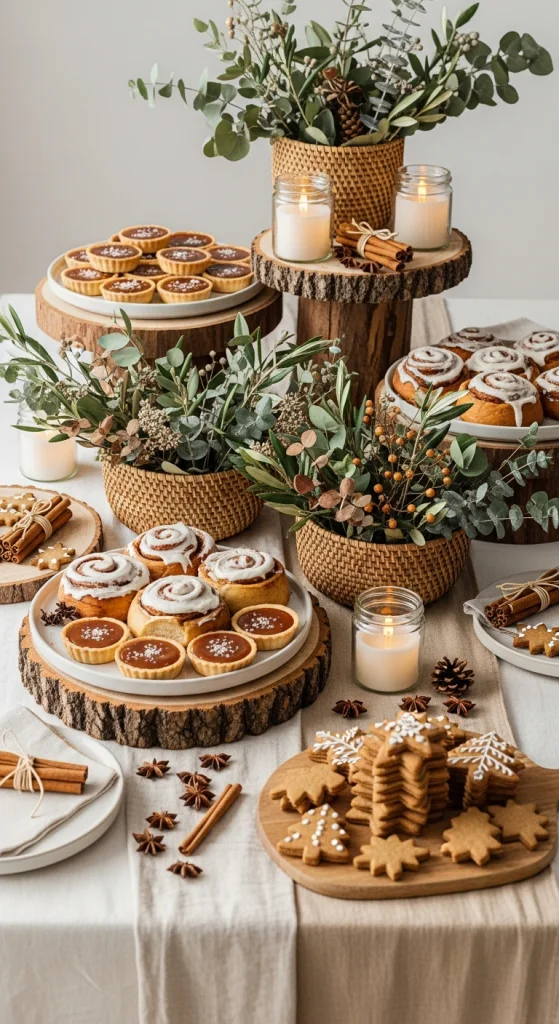 Nature-Inspired Neutral Dessert Table