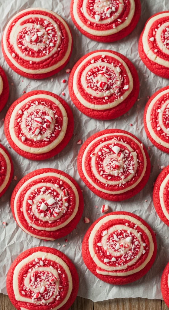 Peppermint Swirl Cookies