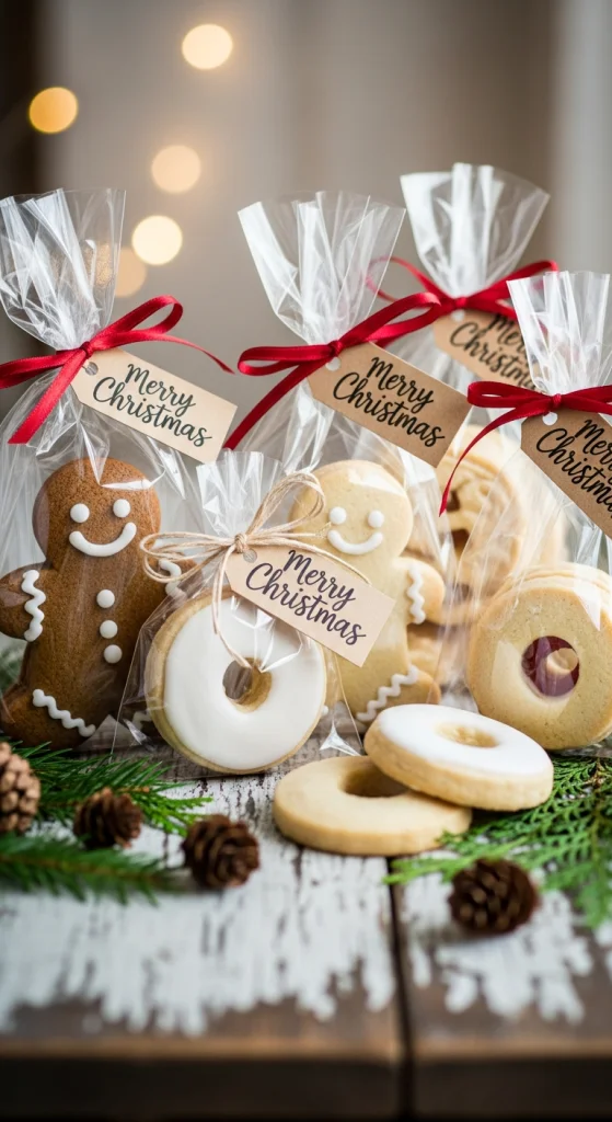 Ribbon-Tied Cookie Packs