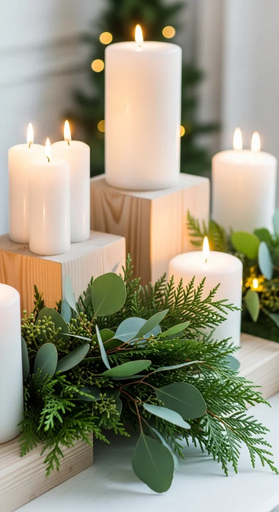 Scandinavian Minimalist Candle Display