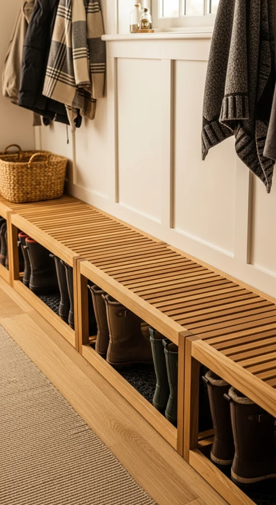 Slatted Wood Platforms