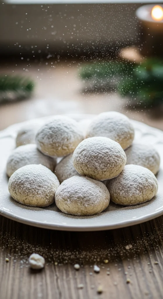 Snow-Covered Almond Cookies