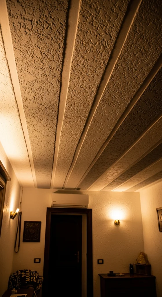 Textured Paint With Stripes