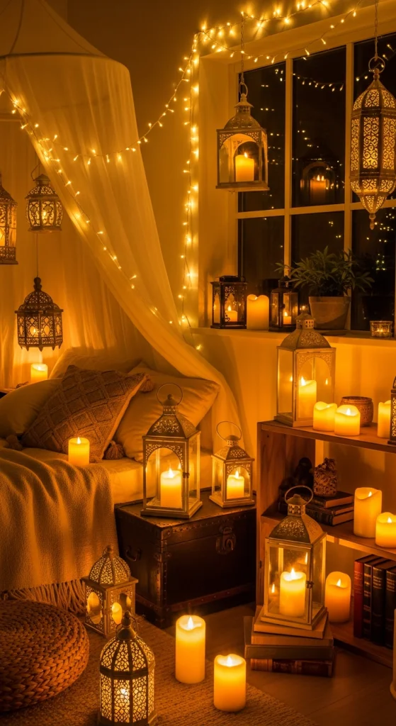 Twinkling Fairy Lights And Soft Lighting