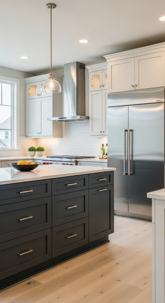 Two-Tone Kitchen Cabinets