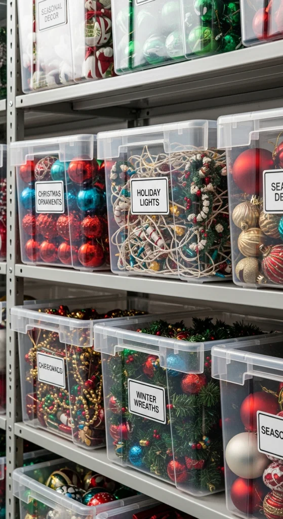 Use Clear Storage Containers for Better Visibility