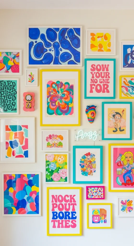 Use Colorful Wall Art