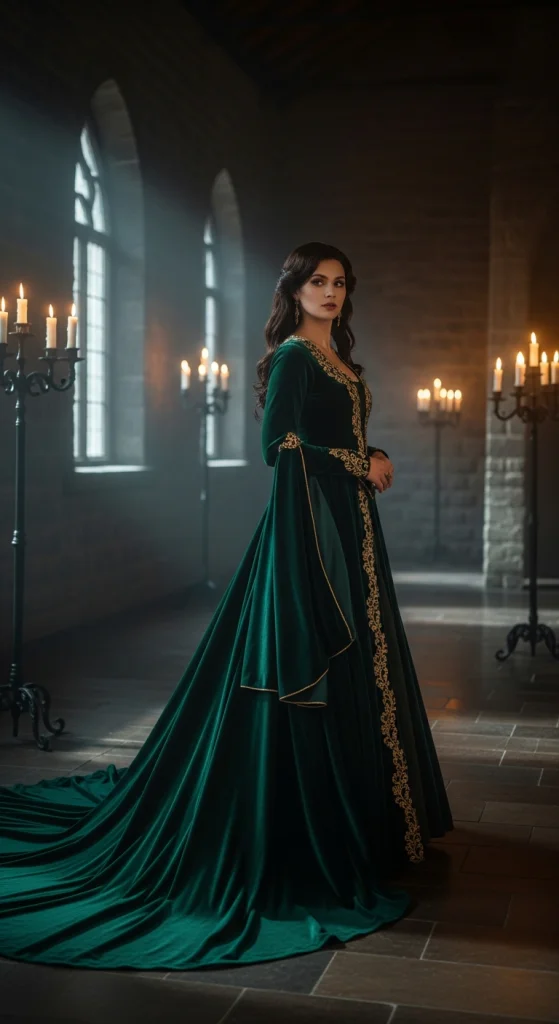 Velvet Gowns And Skirts