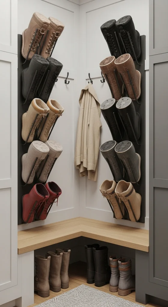 Vertical Boot Racks