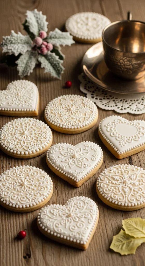 Victorian-Inspired Lace Cookies