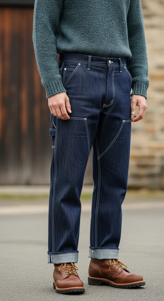 Vintage-Inspired Workwear Pants