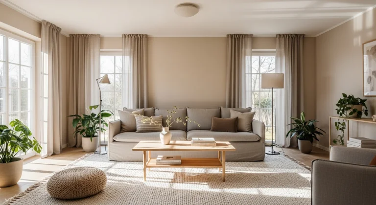 Warm Minimalism Living Room Ideas