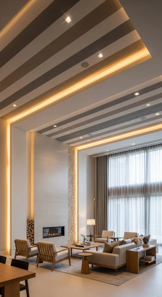 Wide Horizontal Stripes