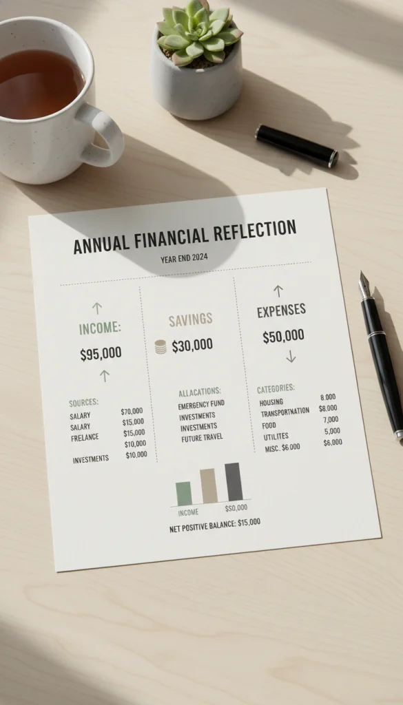 Annual Financial Overview Printable