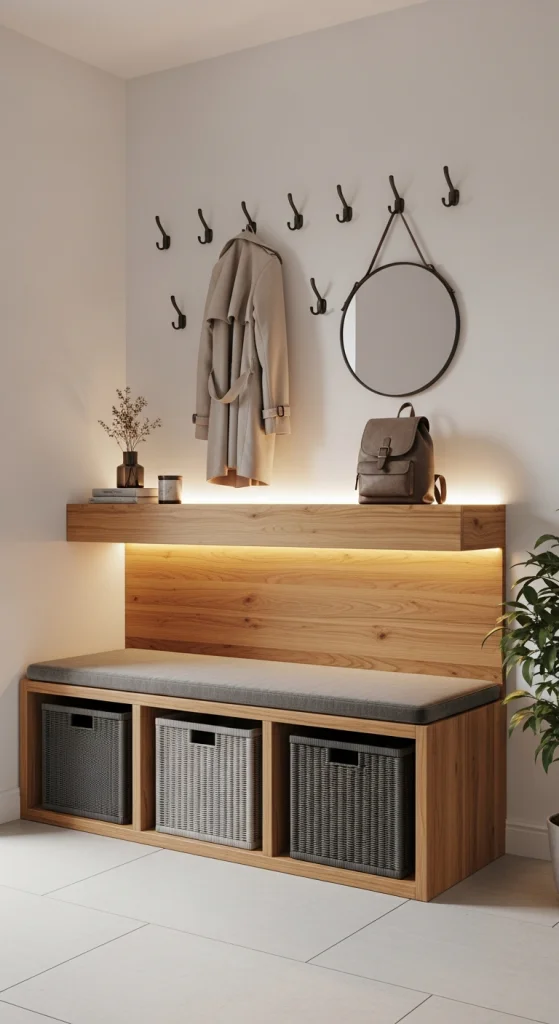 Bench With Built-In Lighting