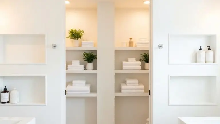 Between the Studs Bathroom Storage Ideas