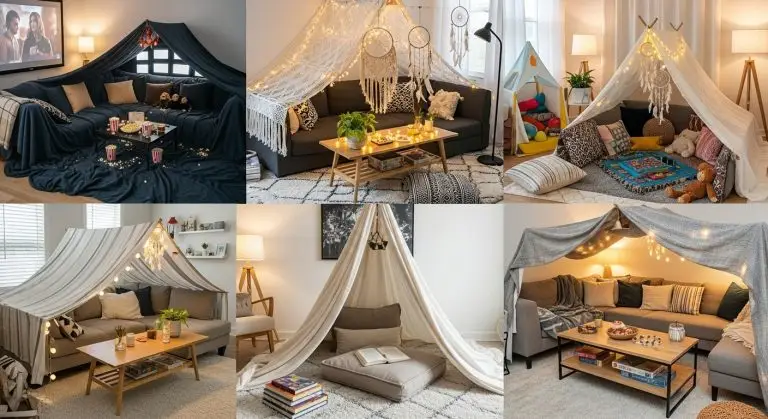 DIY Pillow Fort Living Room Ideas