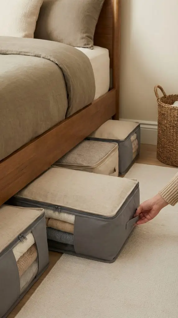 Fabric Zip Storage Bags