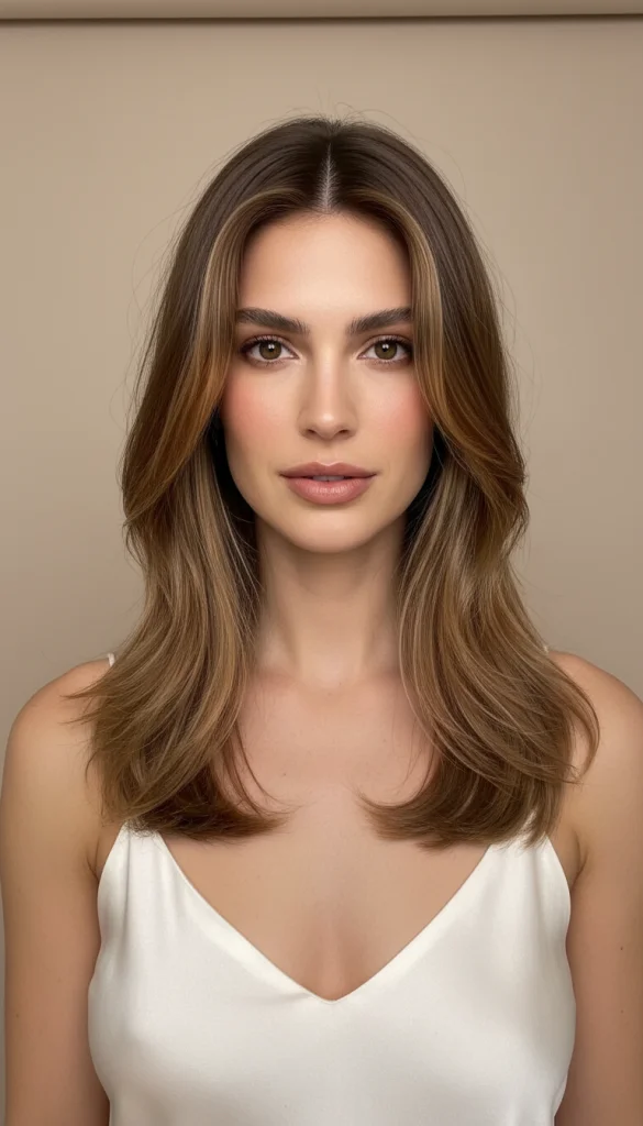 Hush Cut with Center Part
