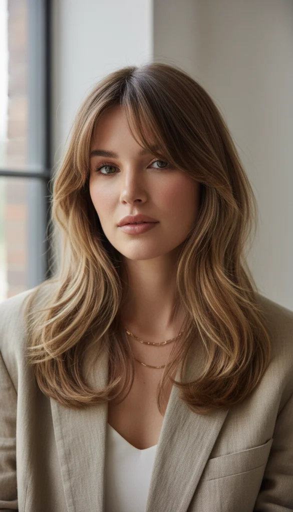 Hush Cut with Curtain Bangs