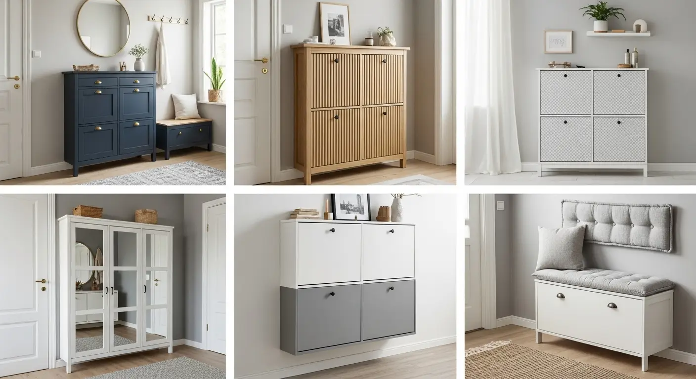 IKEA Hemnes Shoe Cabinet Hack Ideas