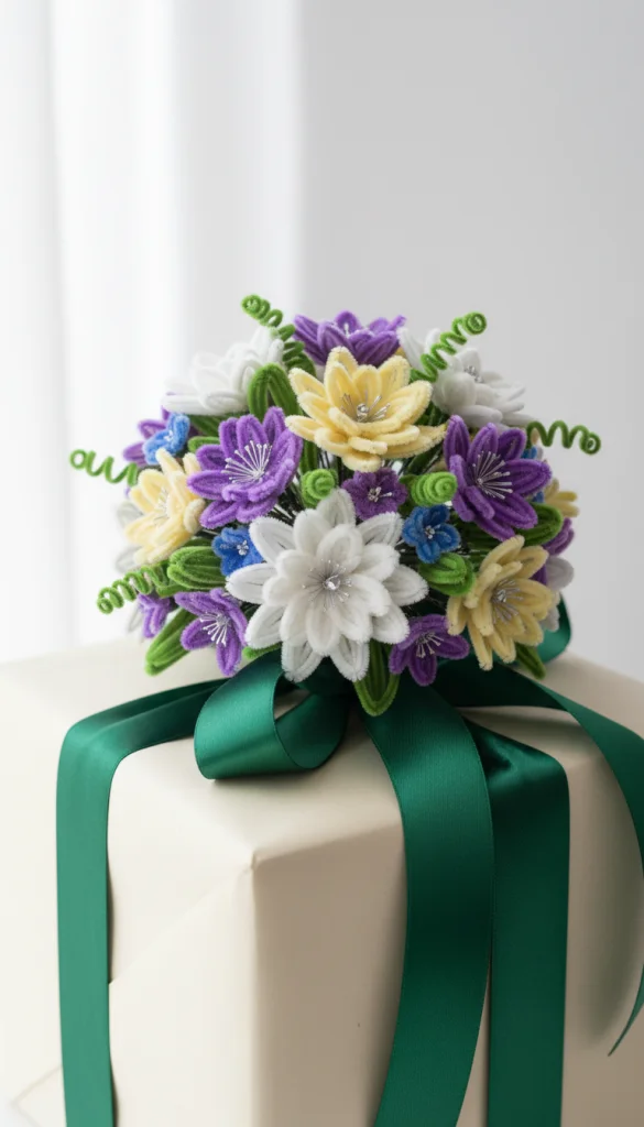 Layered Flower Cluster Wrap