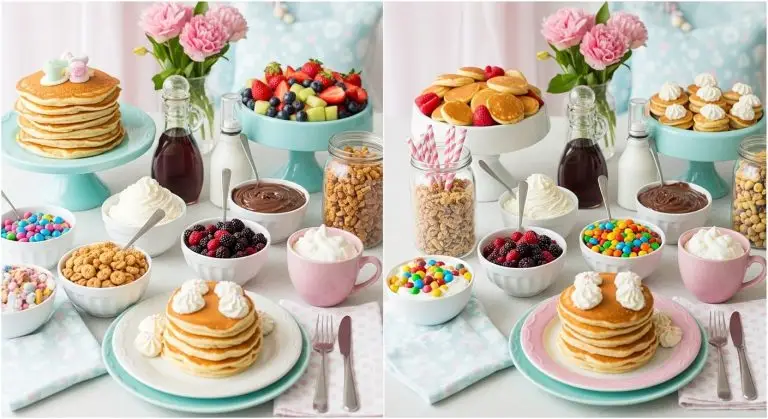 Pancake Bar Sleepover Breakfast Ideas