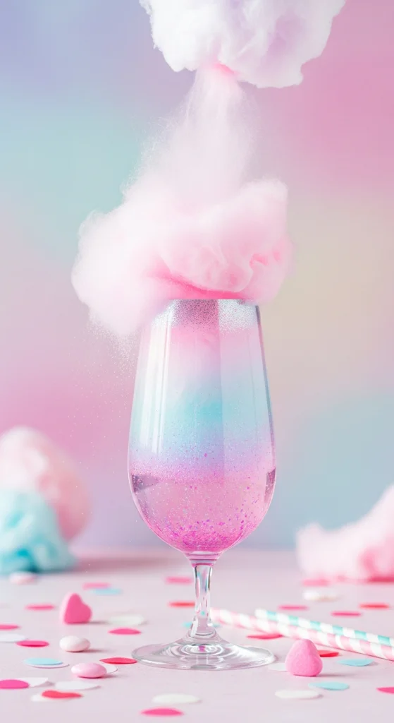 Pink Cotton Candy Fizz