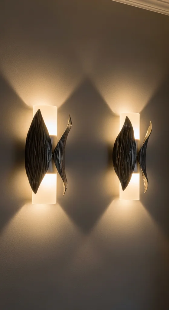 Plug-In Sconces With Decorative Backplates