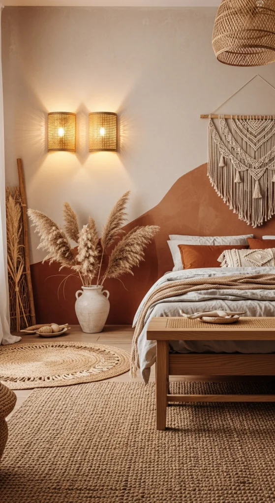 Rattan Or Woven Plug-In Sconces