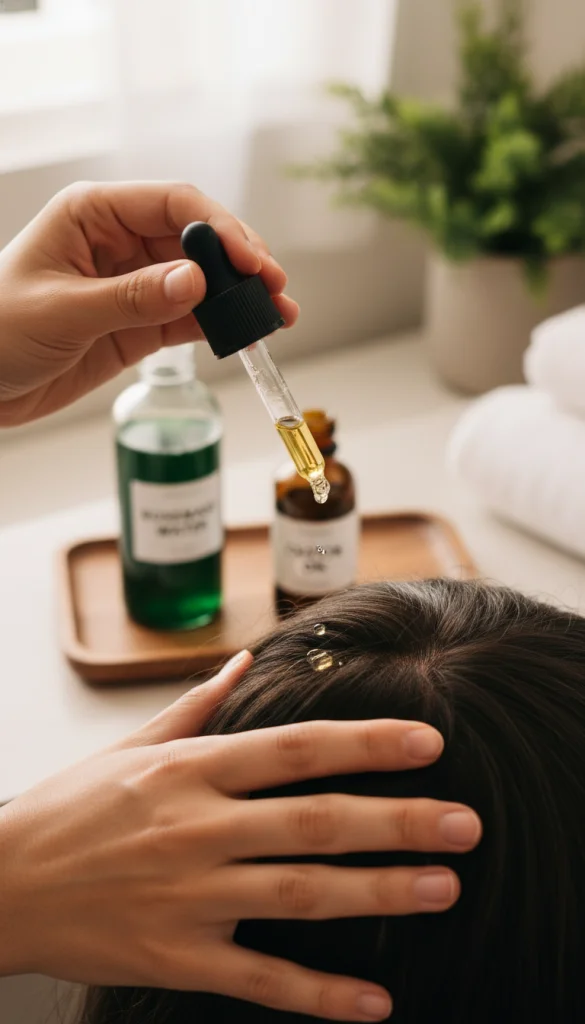 Rosemary Water with Castor Oil Boost