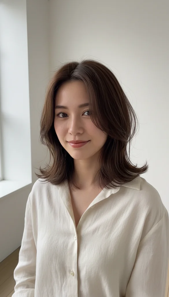 Shoulder-Length Soft Hush Cut