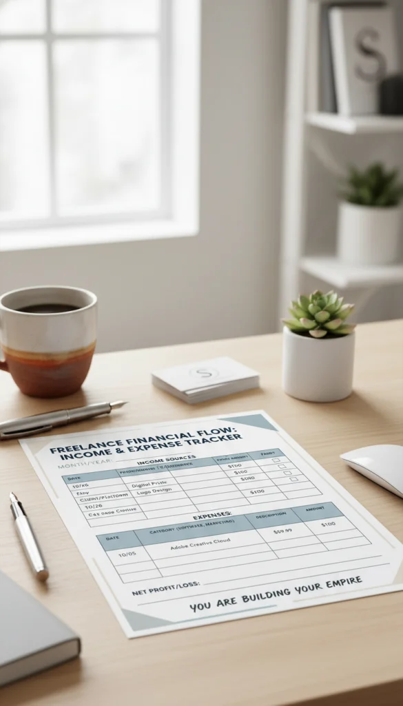 Side Hustle Income Tracker Printable