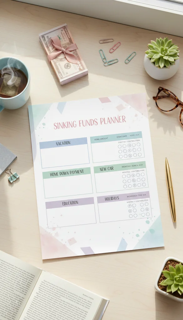 Sinking Funds Planner Printable