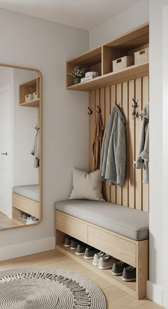 Storage Bench With Lift-Up Seat