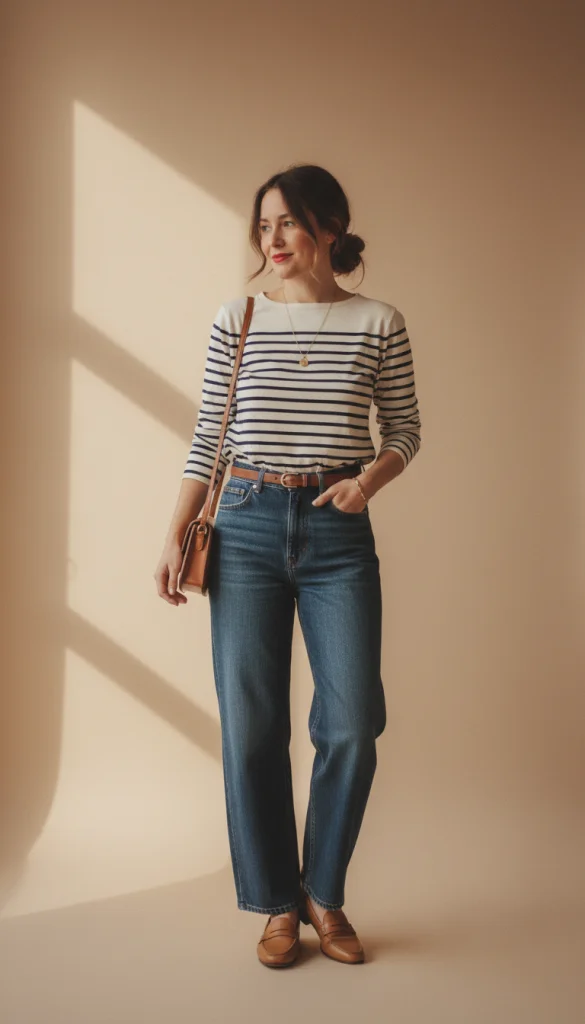 Striped Long Sleeve Top