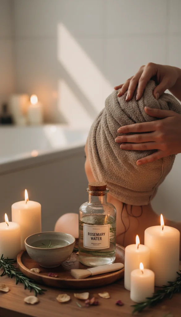 Weekly Rosemary Water Hair Spa