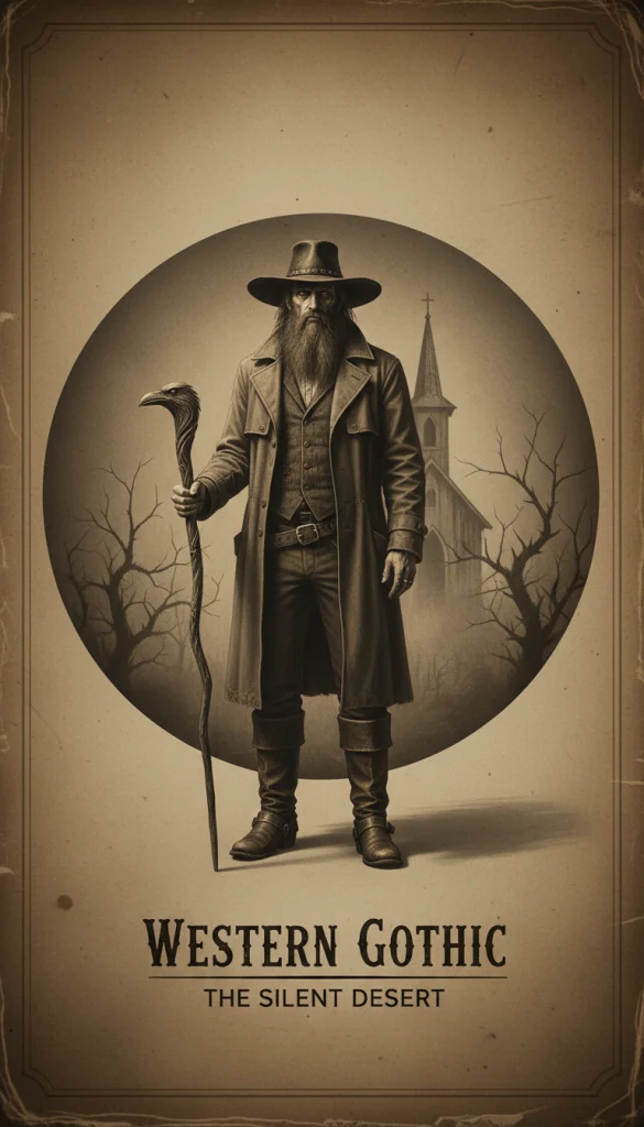 Antique Western Portrait Backdrop