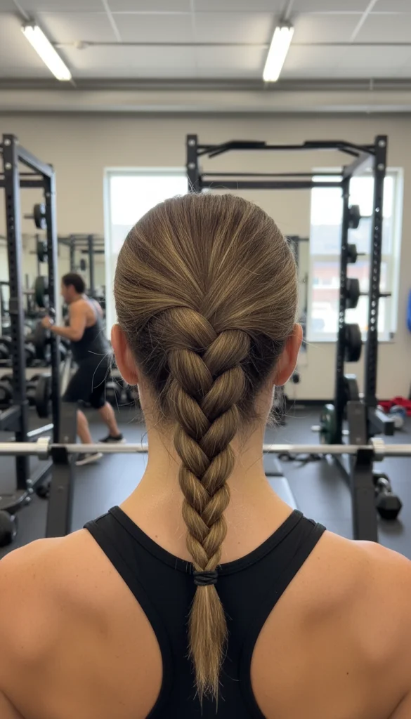 Braided Low Ponytail for Stability