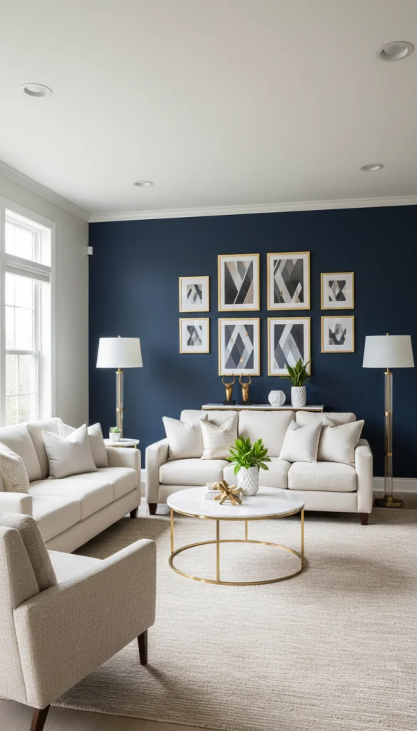 Deep Navy for Dramatic Depth